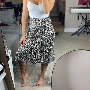 Leopard Print Skirt